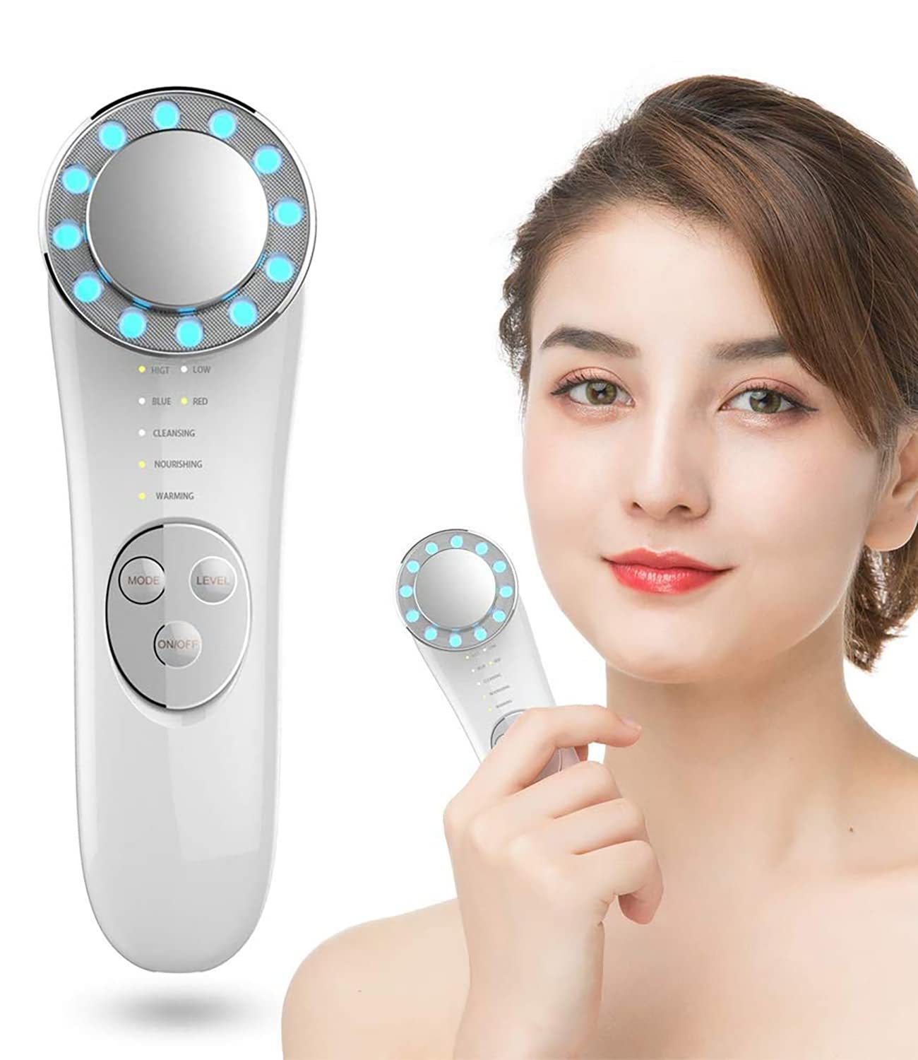 Facial Massager Skin Care Tools 7 In 1 Face Lifting Machine Galvanic Facial Machine Face Tightening Machine For Skin High-Frequency Facial Machine Facial Massager Skin Care Tools 7 In 1 Face Lifting Machine Galvanic Facial Machine Face Tightening Machine For Skin High-Frequency Facial Machine